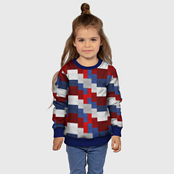 Свитшот детский Jeans color, цвет: 3D-синий — фото 2