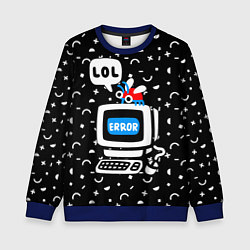 Свитшот детский Fatal Error, цвет: 3D-синий
