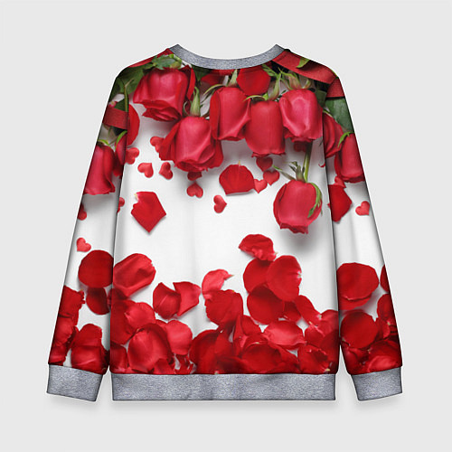 Детский свитшот Сильные чуства / 3D-Меланж – фото 2