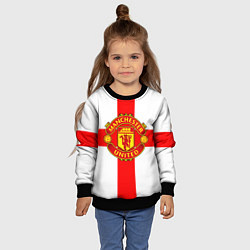 Свитшот детский Manchester Utd: England, цвет: 3D-черный — фото 2