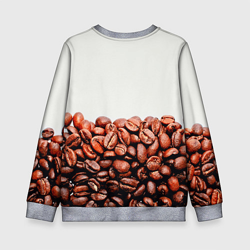 Детский свитшот Coffee / 3D-Меланж – фото 2