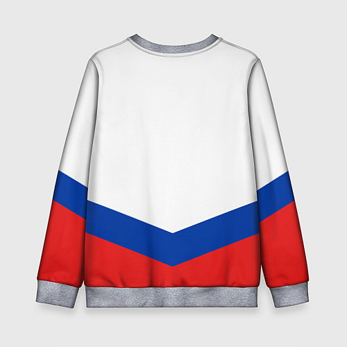Детский свитшот Russia Hockey Team / 3D-Меланж – фото 2