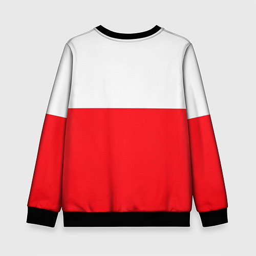 Детский свитшот Canada Team / 3D-Черный – фото 2