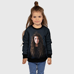 Свитшот детский Lorde, цвет: 3D-черный — фото 2