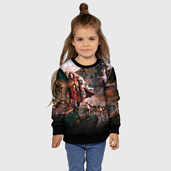 Свитшот детский Warhammer 40k: Angelos, цвет: 3D-черный — фото 2