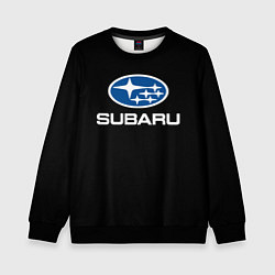 Свитшот детский Subaru - emblem, цвет: 3D-черный