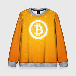 Детский свитшот Bitcoin Orange