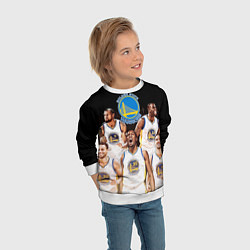 Свитшот детский Golden State Warriors 5, цвет: 3D-белый — фото 2