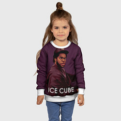 Свитшот детский Ice Cube: LA, цвет: 3D-белый — фото 2