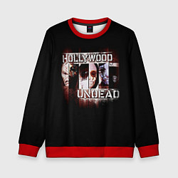 Свитшот детский Hollywood Undead: Guys, цвет: 3D-красный