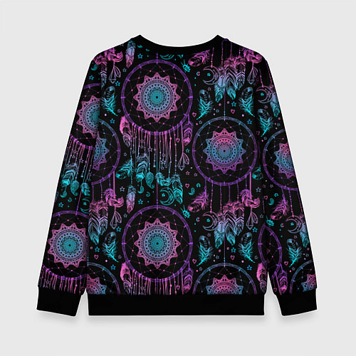 Детский свитшот Ловцы снов / 3D-Черный – фото 2