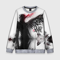 Свитшот детский Dead by April: Black angel, цвет: 3D-меланж