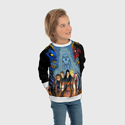 Свитшот детский Dethklok: Heroes, цвет: 3D-белый — фото 2