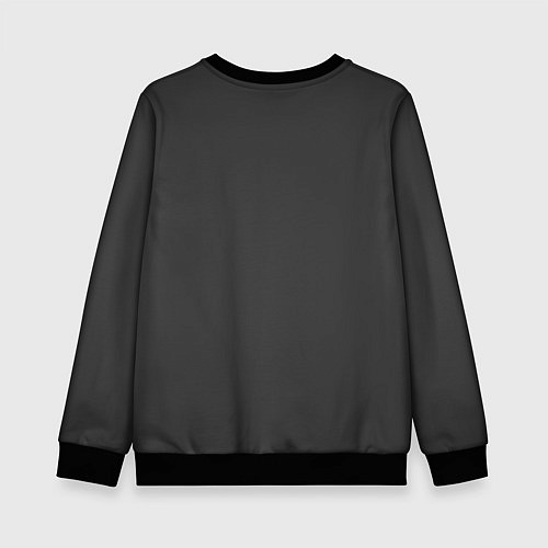 Детский свитшот Dethklok Man / 3D-Черный – фото 2