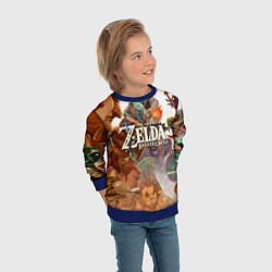 Свитшот детский The Legend of Zelda, цвет: 3D-синий — фото 2