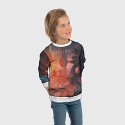 Свитшот детский Stellaris, цвет: 3D-белый — фото 2