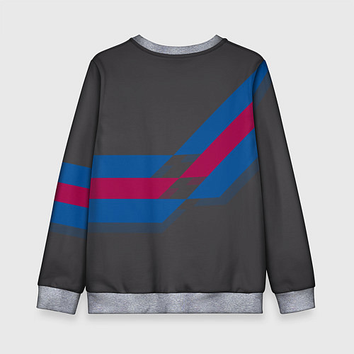 Детский свитшот Barcelona FC: Dark style / 3D-Меланж – фото 2