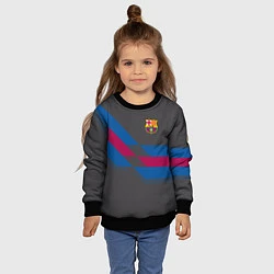 Свитшот детский Barcelona FC: Dark style, цвет: 3D-черный — фото 2