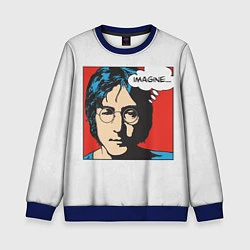 Свитшот детский John Lennon: Imagine, цвет: 3D-синий