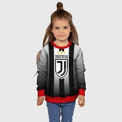 Свитшот детский Juventus FC: New logo, цвет: 3D-красный — фото 2