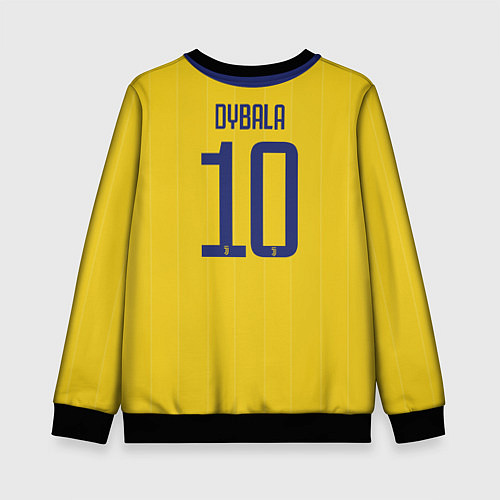 Детский свитшот Juventus FC: Dybala Guest 17/18 / 3D-Черный – фото 2