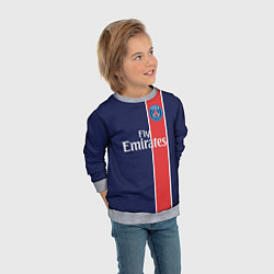 Свитшот детский FC PSG: Original, цвет: 3D-меланж — фото 2