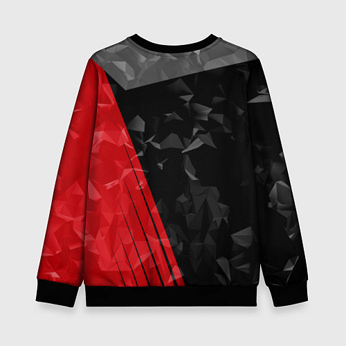 Детский свитшот FC Manchester United: Abstract / 3D-Черный – фото 2