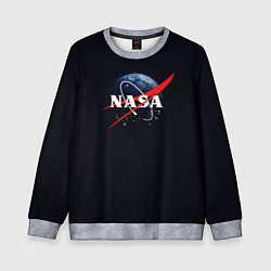 Свитшот детский NASA: Black Space, цвет: 3D-меланж