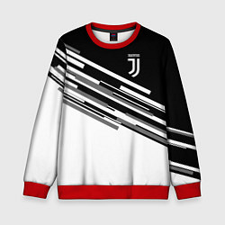 Свитшот детский FC Juventus: B&W Line, цвет: 3D-красный