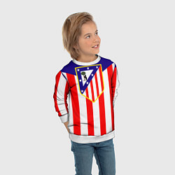 Свитшот детский FC Atletico Madrid, цвет: 3D-белый — фото 2