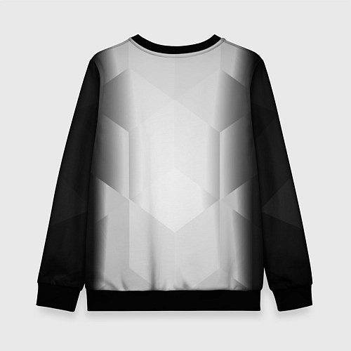 Детский свитшот FC Juventus: Silver Original / 3D-Черный – фото 2