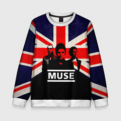 Свитшот детский Muse UK, цвет: 3D-белый