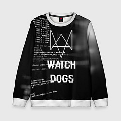 Свитшот детский Watch Dogs: Hacker, цвет: 3D-белый