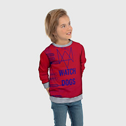 Свитшот детский Watch Dogs: Hacker Collection, цвет: 3D-меланж — фото 2