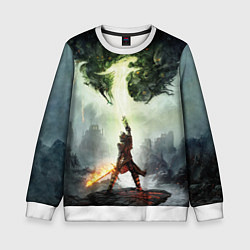 Свитшот детский Dragon Age: Inquisition, цвет: 3D-белый