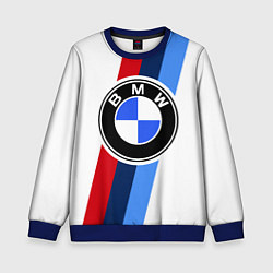 Свитшот детский BMW M: White Sport, цвет: 3D-синий