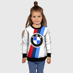 Свитшот детский BMW M: White Sport, цвет: 3D-черный — фото 2