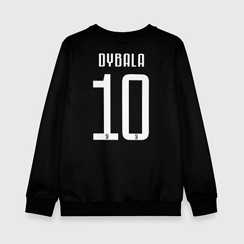 Детский свитшот FC Juventus: Dybala FIFA 2018 / 3D-Черный – фото 2