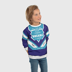 Свитшот детский Очень сладкая Оксана, цвет: 3D-белый — фото 2