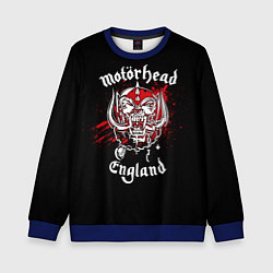 Свитшот детский Motorhead England, цвет: 3D-синий