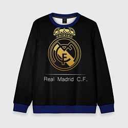 Свитшот детский FC Real Madrid: Gold Edition, цвет: 3D-синий