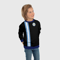 Свитшот детский Манчестер Сити, цвет: 3D-синий — фото 2