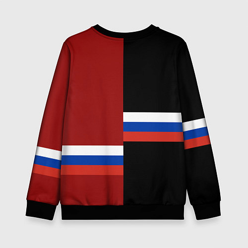 Детский свитшот Moscow, Russia / 3D-Черный – фото 2