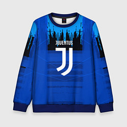 Детский свитшот FC Juventus: Blue Abstract