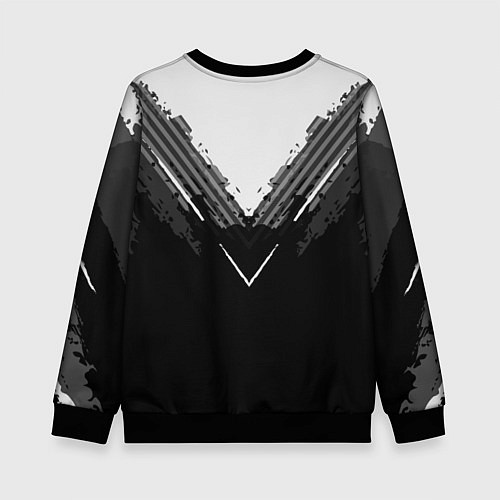 Детский свитшот FC Real Madrid: Black Style / 3D-Черный – фото 2