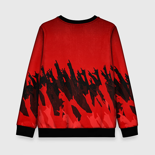 Детский свитшот Агата Кристи: Высший рок / 3D-Черный – фото 2