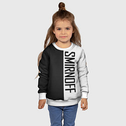 Свитшот детский SMIRNOFF, цвет: 3D-белый — фото 2