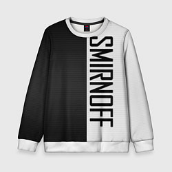 Свитшот детский SMIRNOFF, цвет: 3D-белый