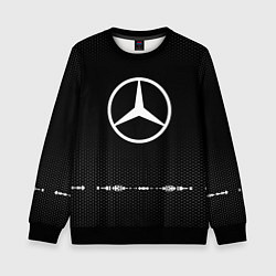 Свитшот детский Mercedes: Black Abstract, цвет: 3D-черный