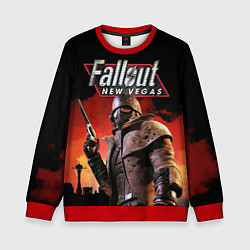 Свитшот детский Fallout: New Vegas, цвет: 3D-красный